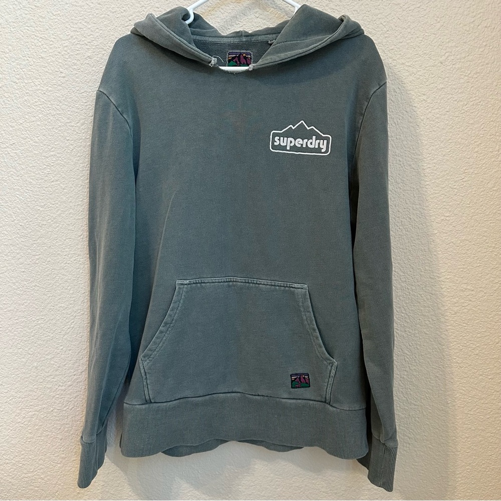 Superdry Adventurewear Green Hoodie Size Medium